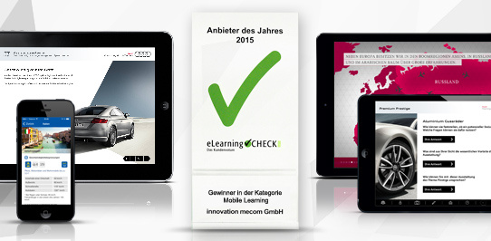 Anbieter des Jahres in der Kategorie Mobile Learning